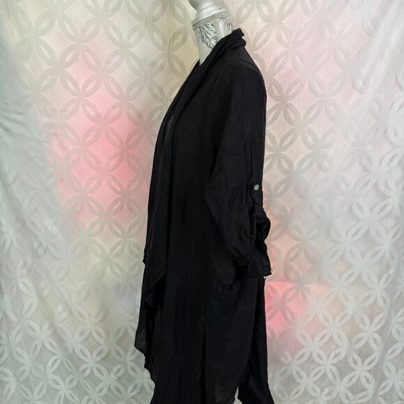 Obsession Milian London Paris Linen Made in Italy Duster Cardigan OS NWT - Picture 7 of 10